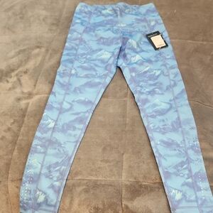 Korsa  Blue Crop Leggings